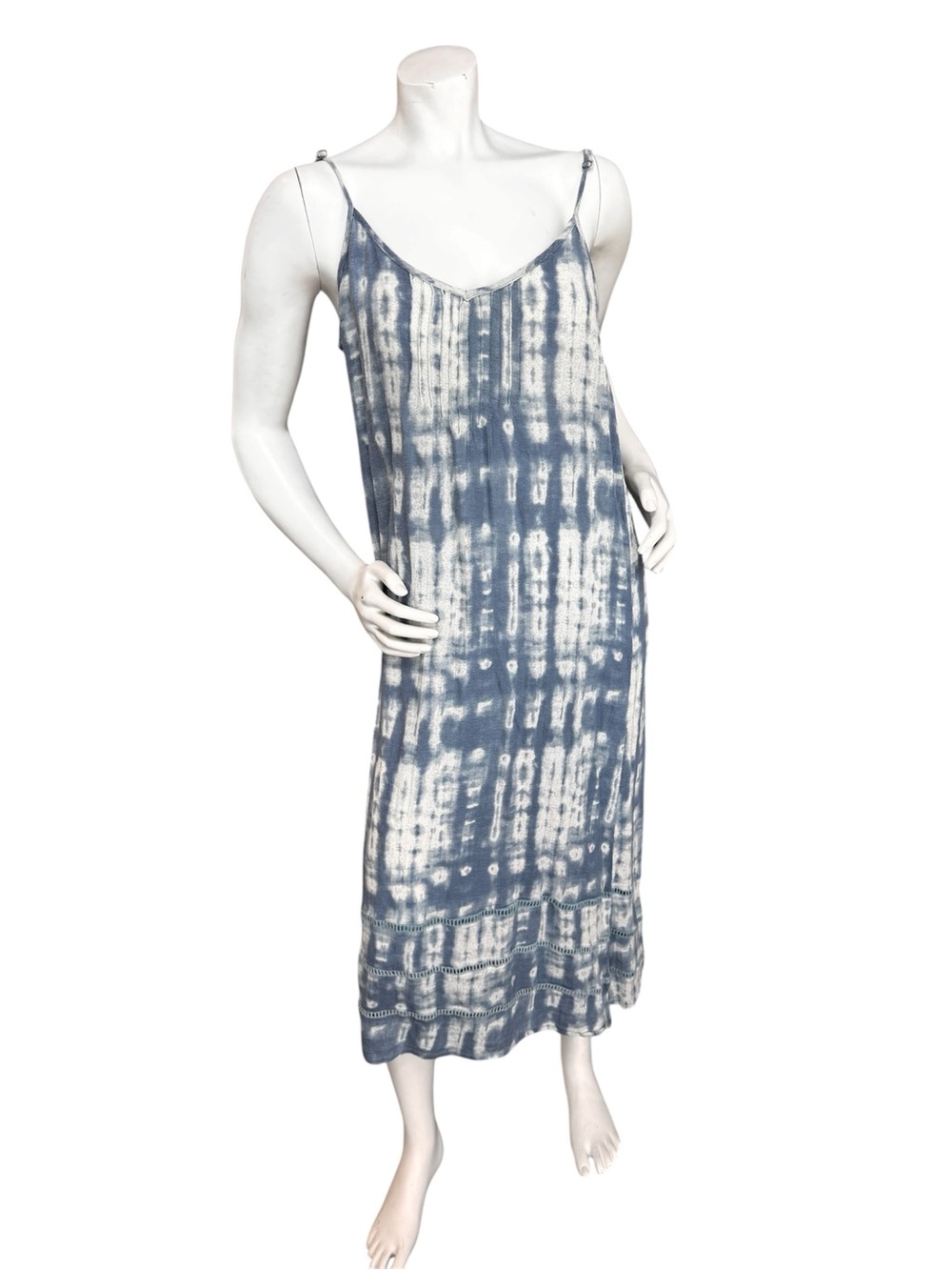 Billabong - Blue Tie-Dye Slip Swim Cover-Up Dress - Size Large
